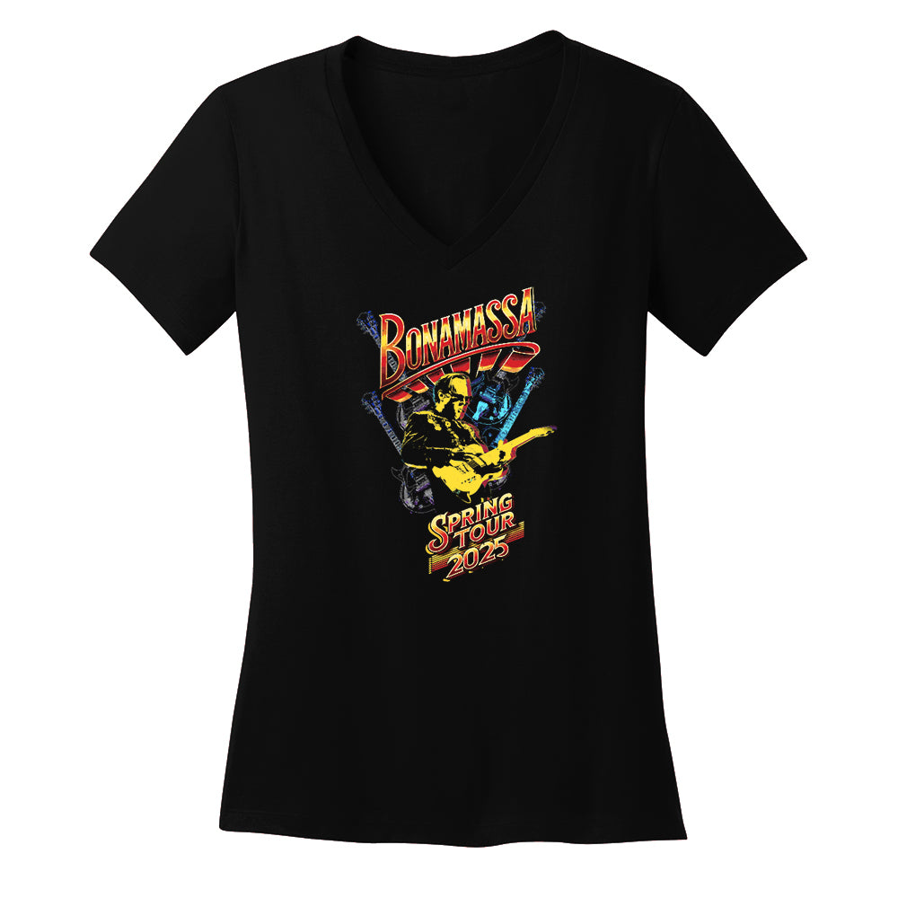 2025 U.S. Spring Tour V-Neck (Women) – Joe Bonamassa