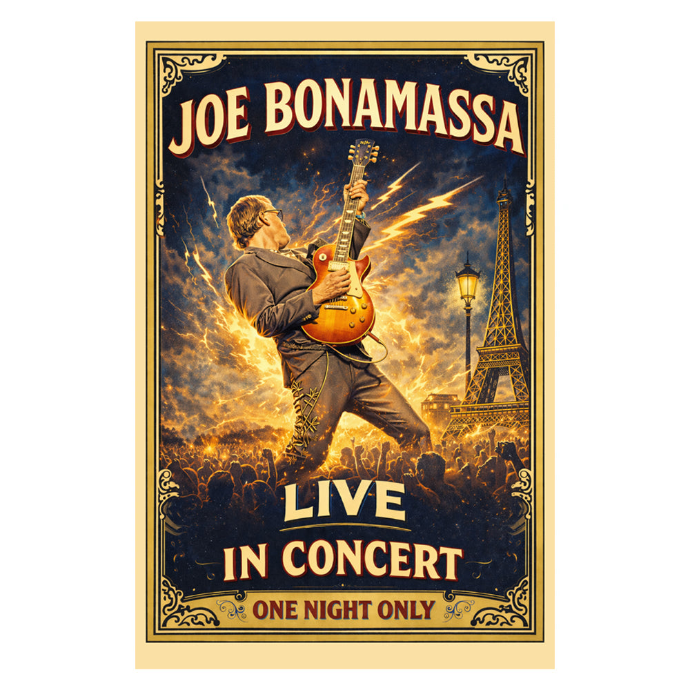 Joe Bonamassa Live In Paris (2026) JB Print ***PRE-ORDER***