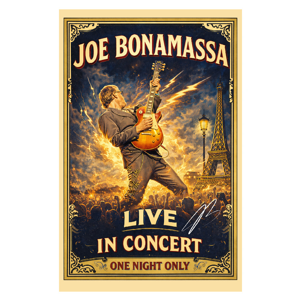 Joe Bonamassa Live In Paris (2026) JB Print - Hand-Signed ***PRE-ORDER***
