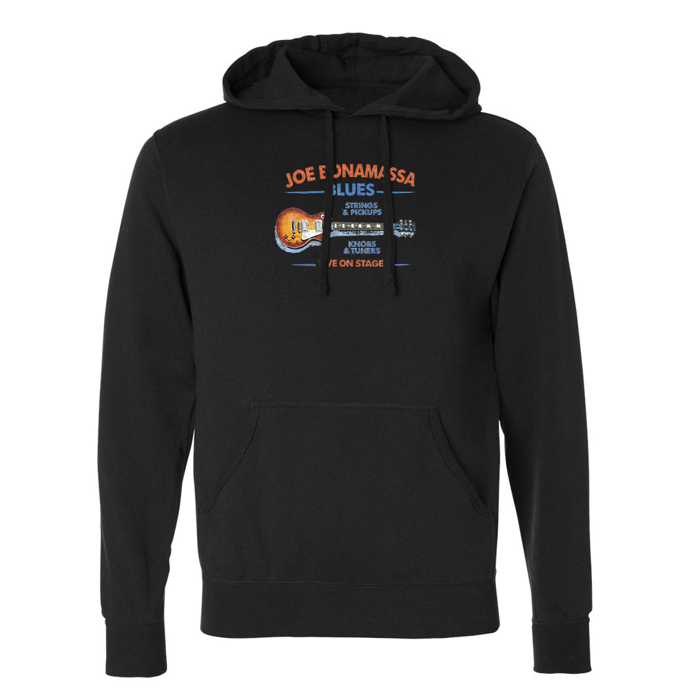Strings, Pickups & Blues Pullover Hoodie (Unisex)