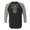 2023 U.S. Summer Tour 3/4 Sleeve T-Shirt (Unisex)