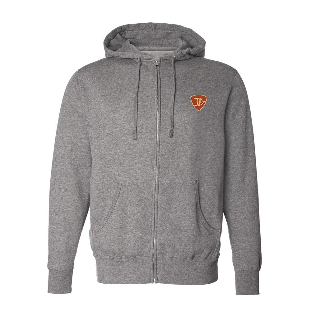Sushi Wave Of Blues Zip-Up Hoodie (Unisex)