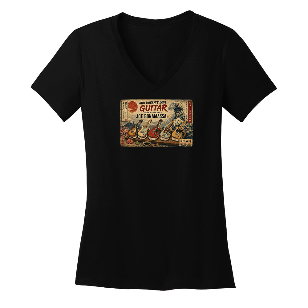 Sushi Wave Of Blues V-Neck (Women)