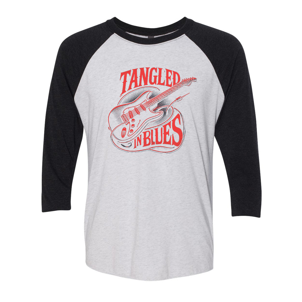 Tangled In Blues 3/4 Sleeve T-Shirt (Unisex)