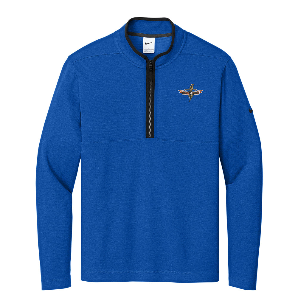 Blues Thunderbolt Nike Textured 1/2 Zip-Up Jacket (Men)