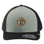 True Blues TravisMathew Cruz Colorblock Trucker Hat
