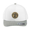 True Blues TravisMathew Cruz Colorblock Trucker Hat