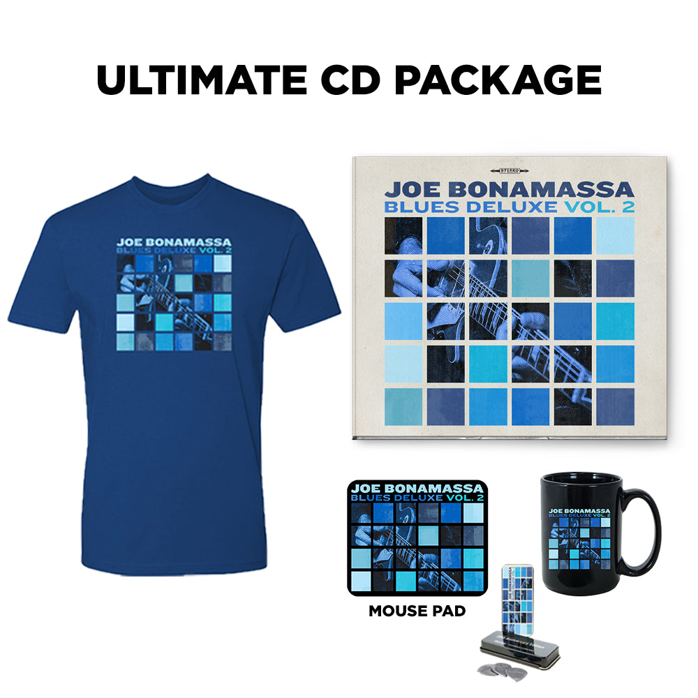 Blues Deluxe Vol. 2 CD & T-Shirt Package (Unisex)