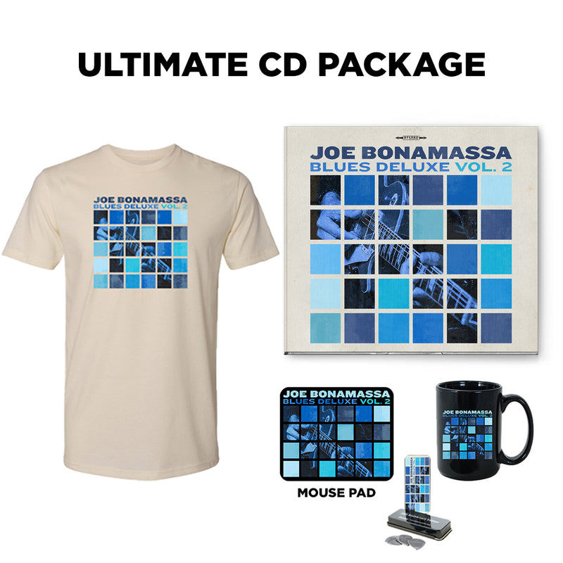 Blues Deluxe Vol. 2 CD & T-Shirt Package (Unisex) ***PRE-ORDER***