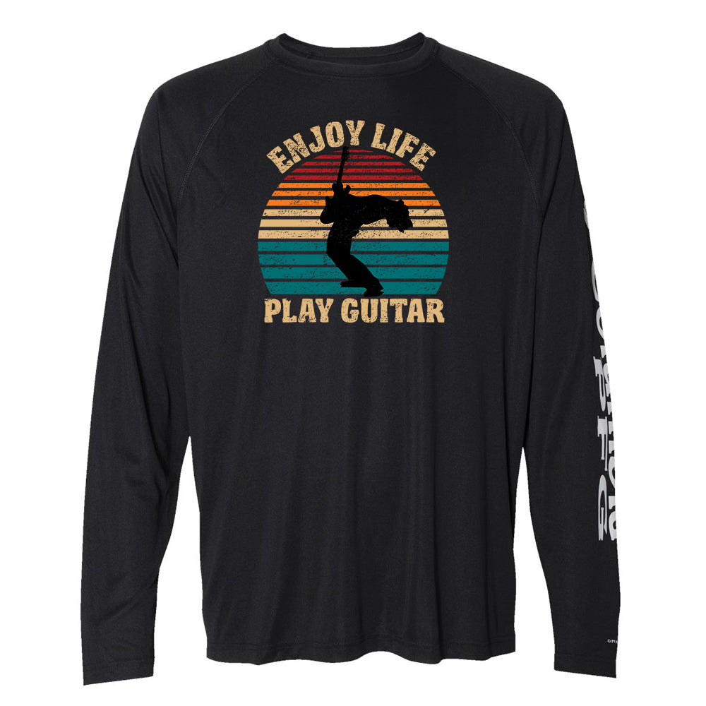 Vintage Enjoy Life, Play Guitar PFG Terminal Tackle Long Sleeve T-Shirt (Men)