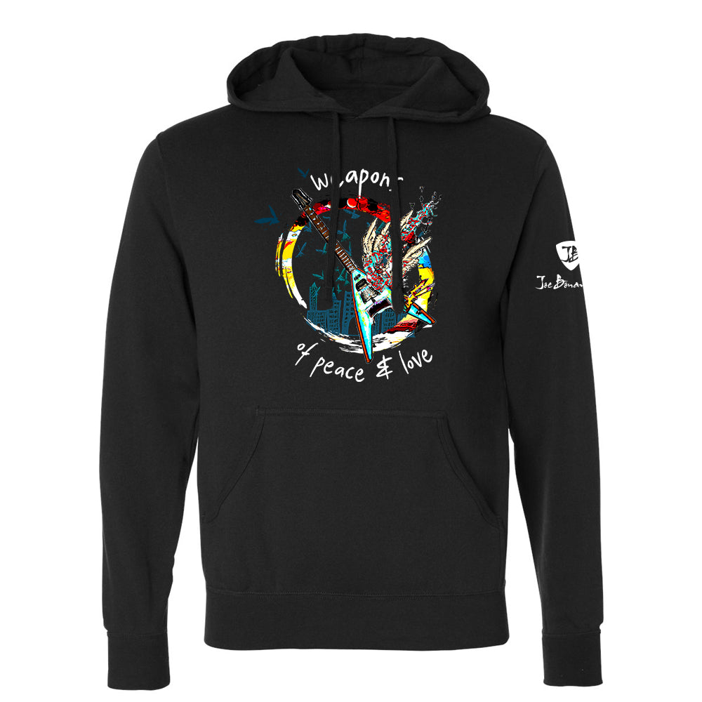 Weapons of Love and Peace Pullover Hoodie (Unisex)