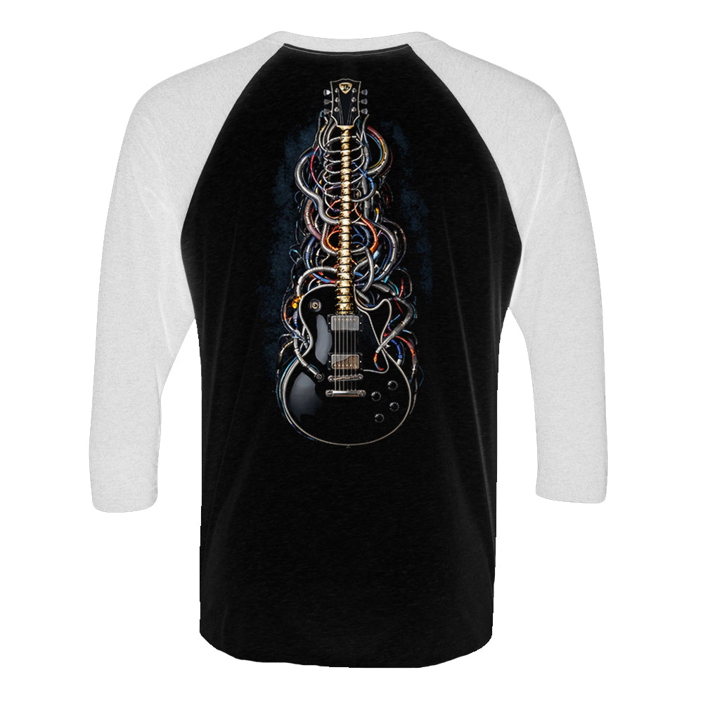 Wired to Rock 3/4 Sleeve T-Shirt (Unisex)