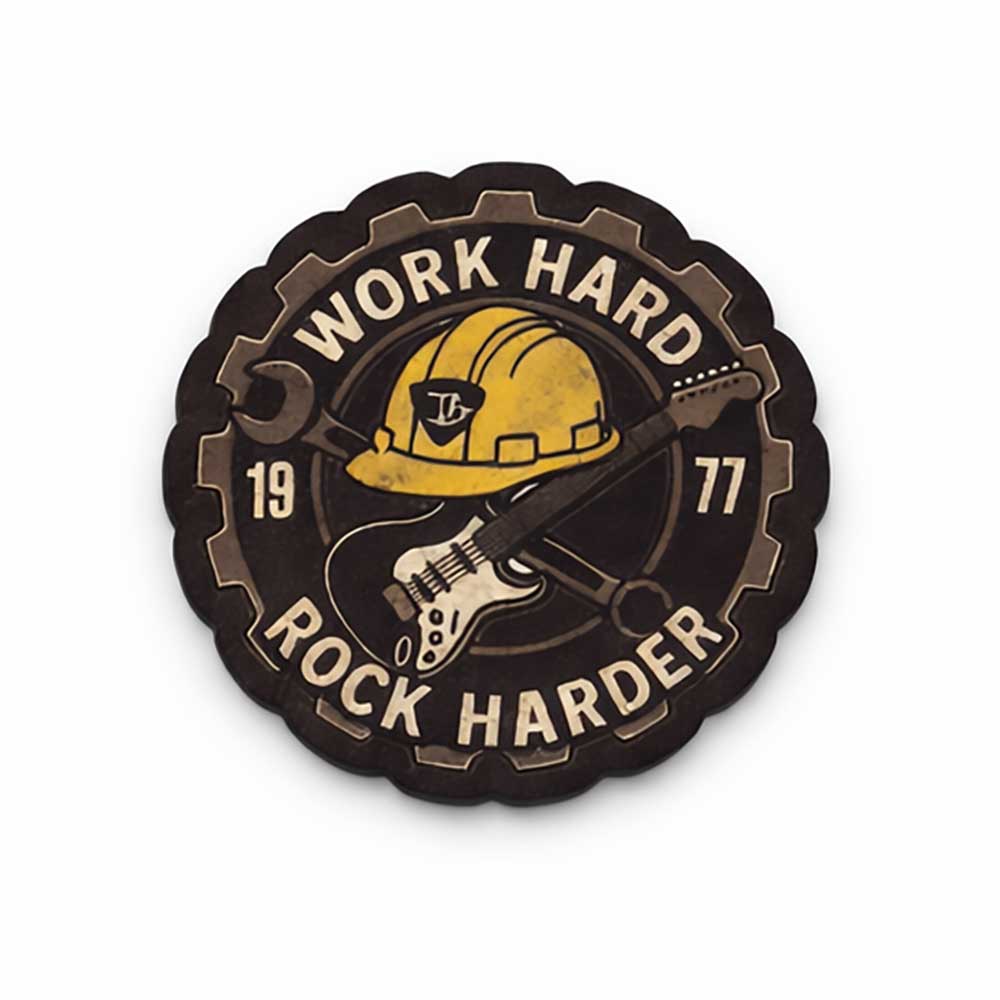 Work Hard, Rock Harder Magnet