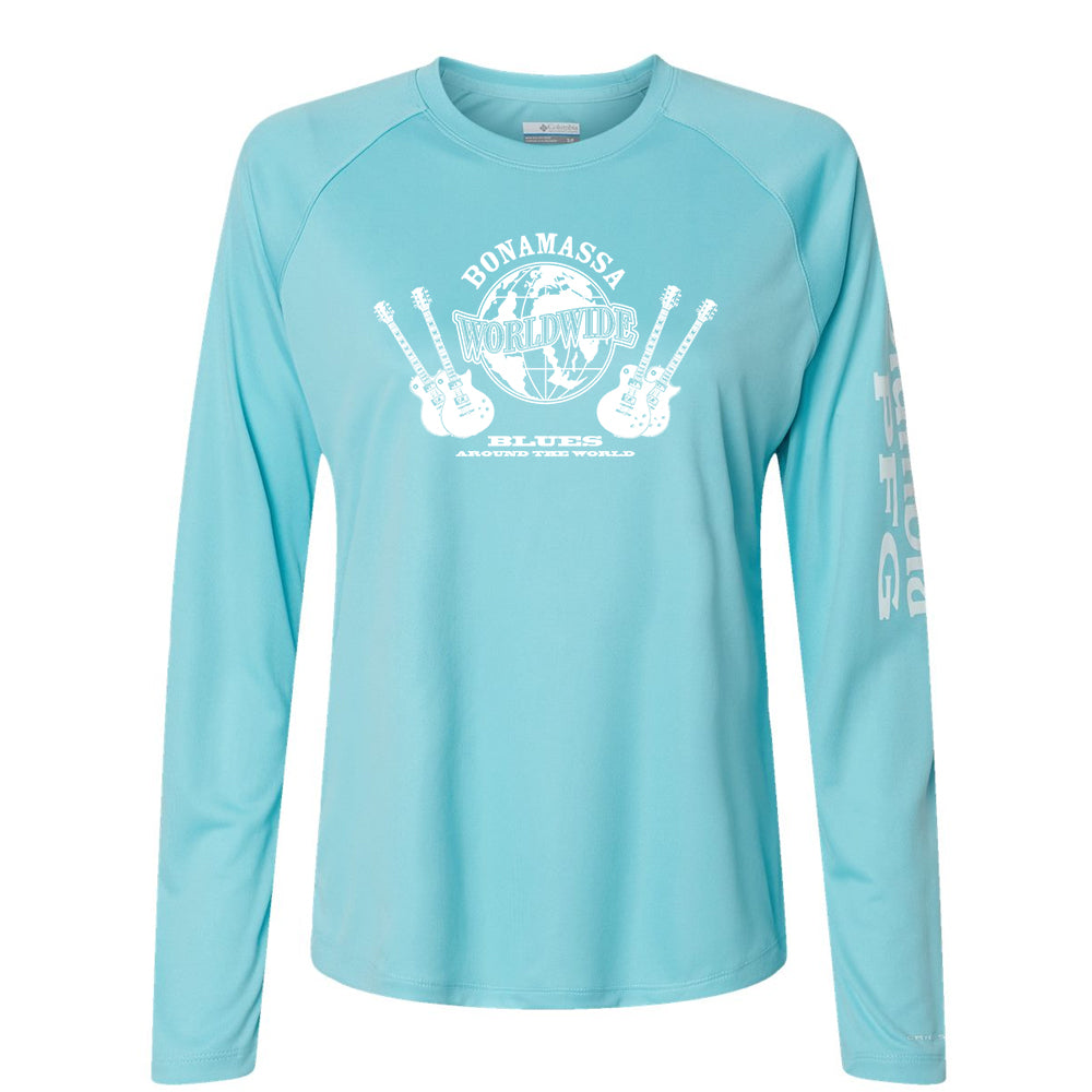 Worldwide Blues Columbia Tidal Long Sleeve T-Shirt (Women) - White