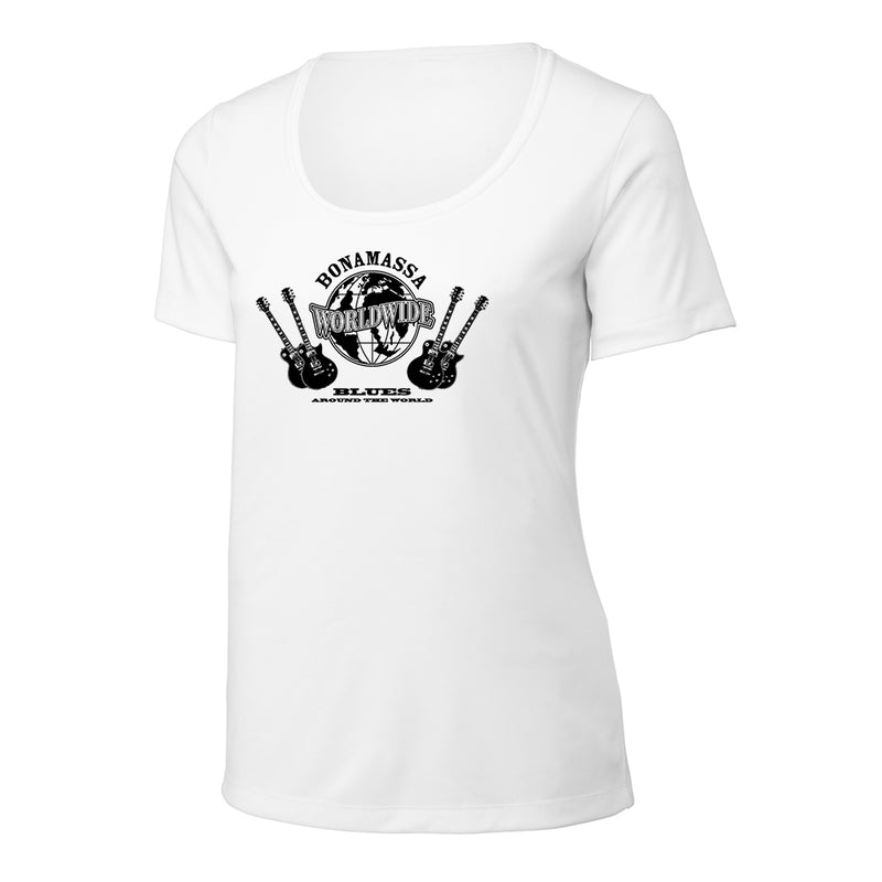 Worldwide Blues UV Pro Scoop Neck T-Shirt (Women) - Black
