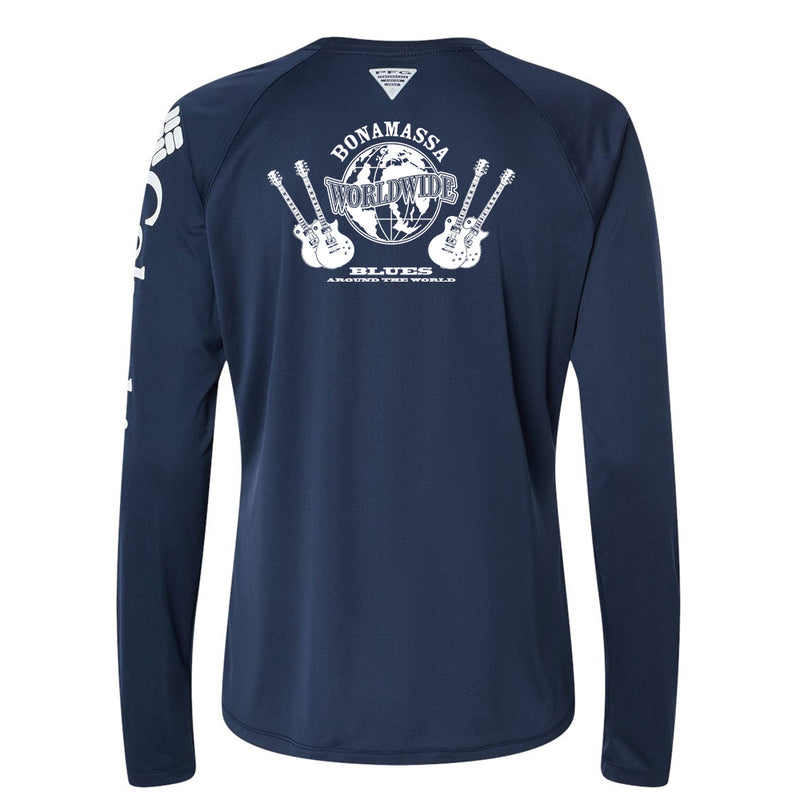 Worldwide Blues Columbia Tidal Long Sleeve T-Shirt (Women) - White