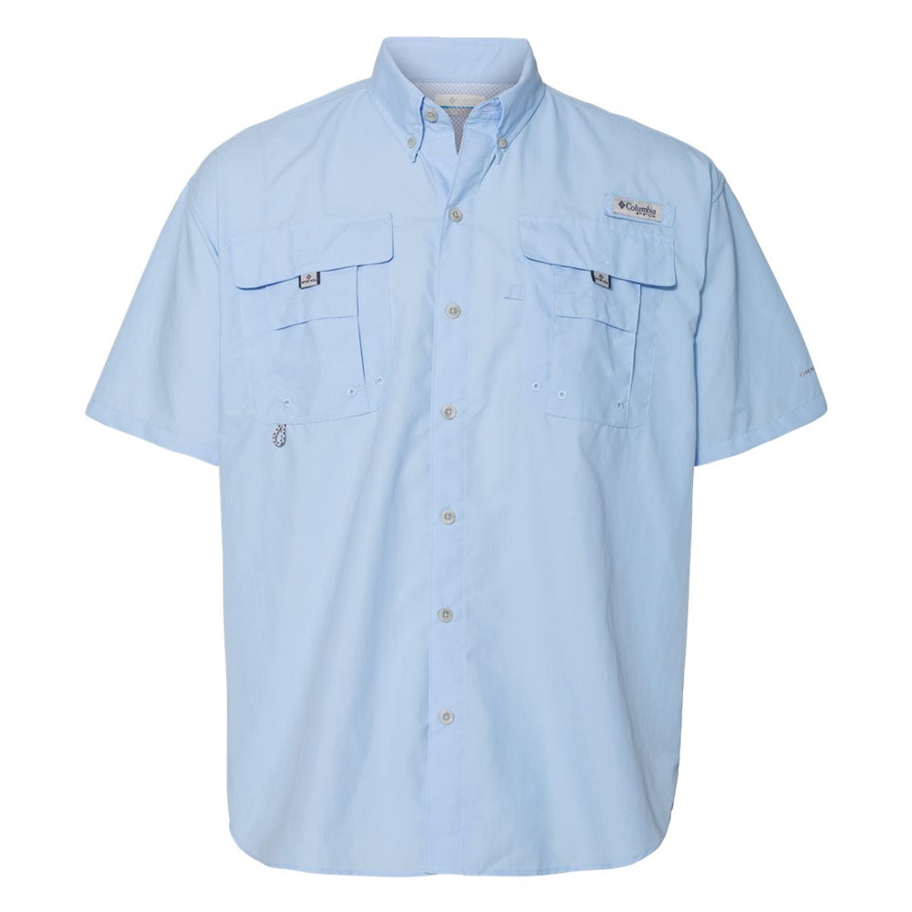 old 00s Columbia PFG Shirt Khaki コロンビア ナイロンシャツ