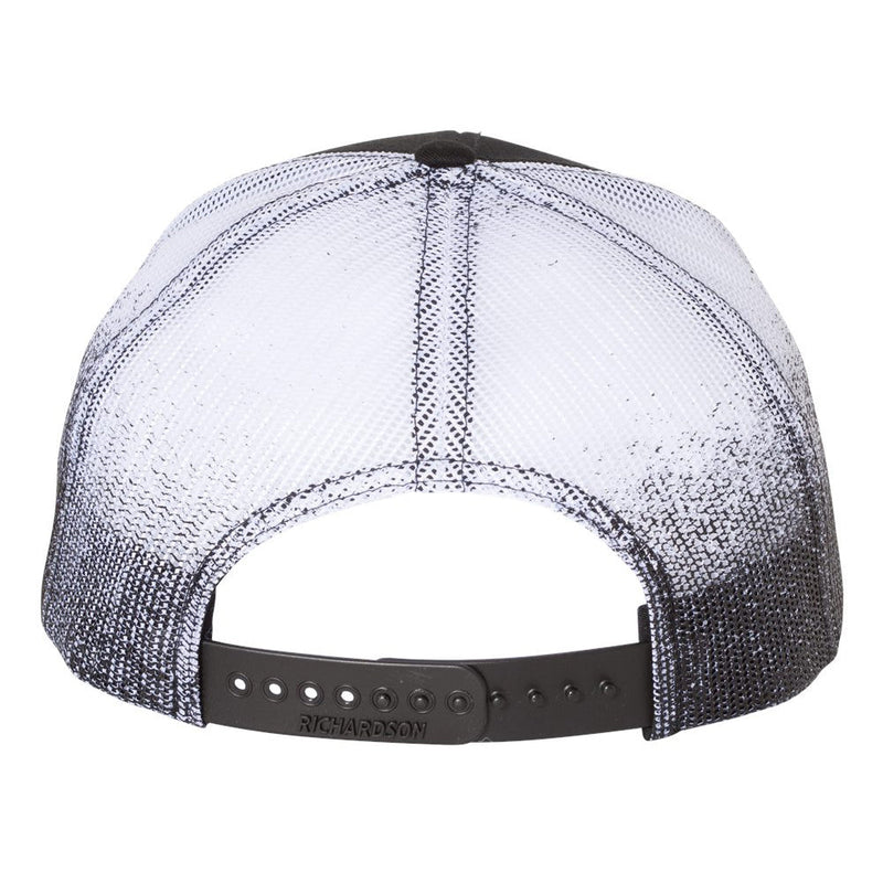 Monochromatic Blues Printed Mesh-Back Trucker Hat