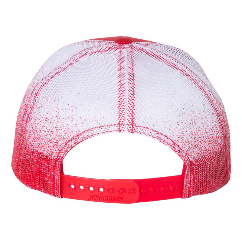 Monochromatic Blues Printed Mesh-Back Trucker Hat