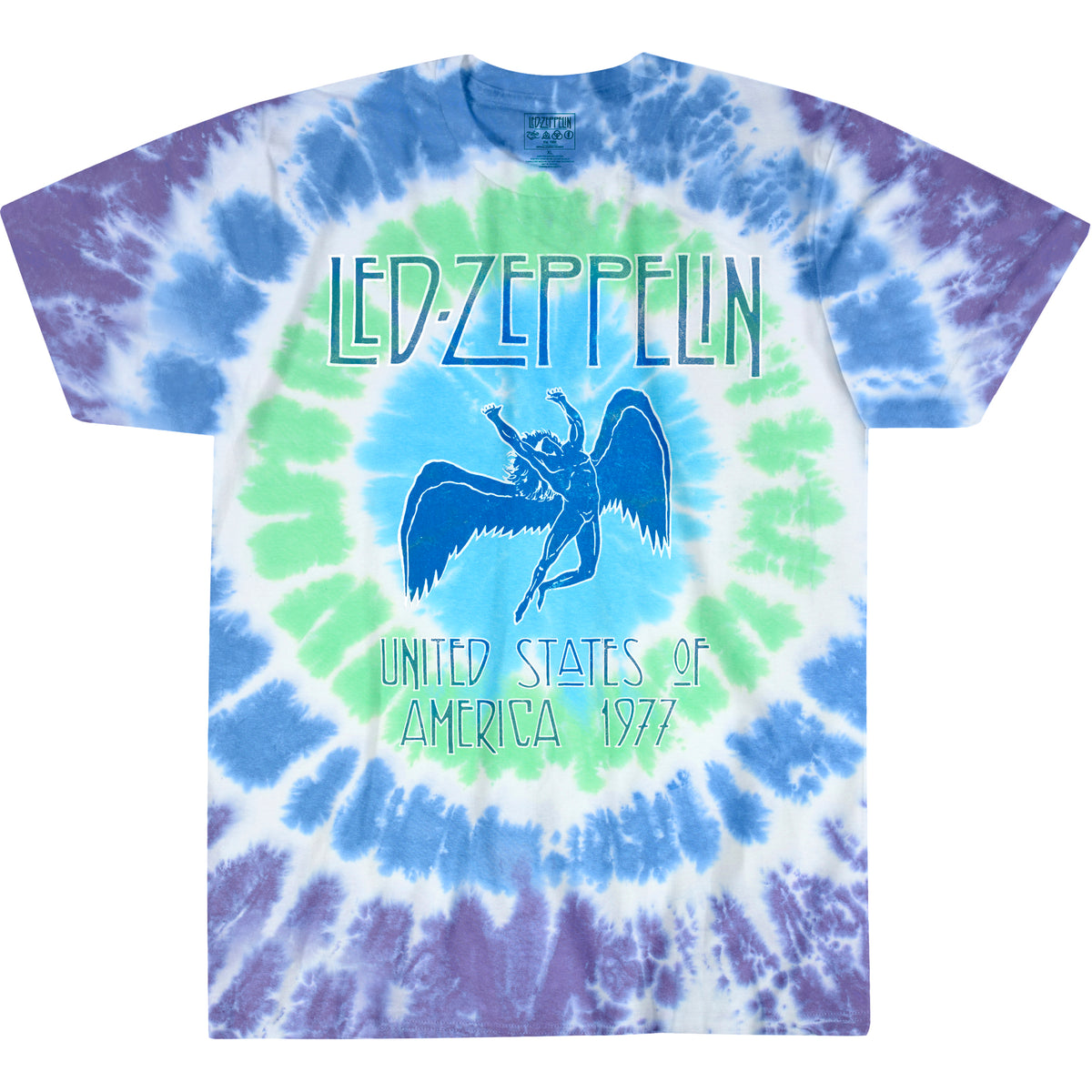 Led Zeppelin - Ramble On Tie Dye T-Shirt (Men)