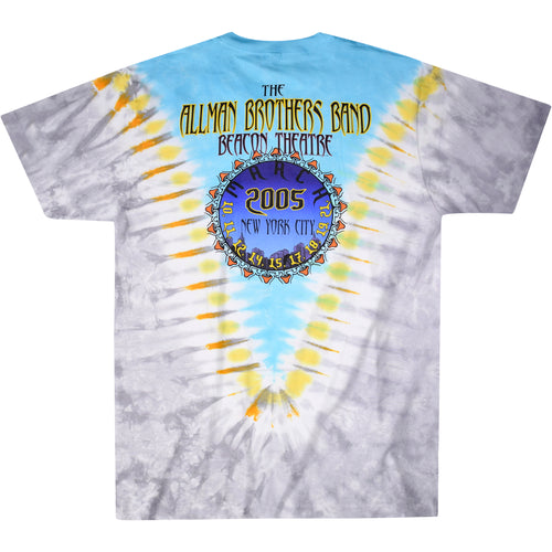 Allman Brothers - Flying Peach Tie Dye T-Shirt (Men)