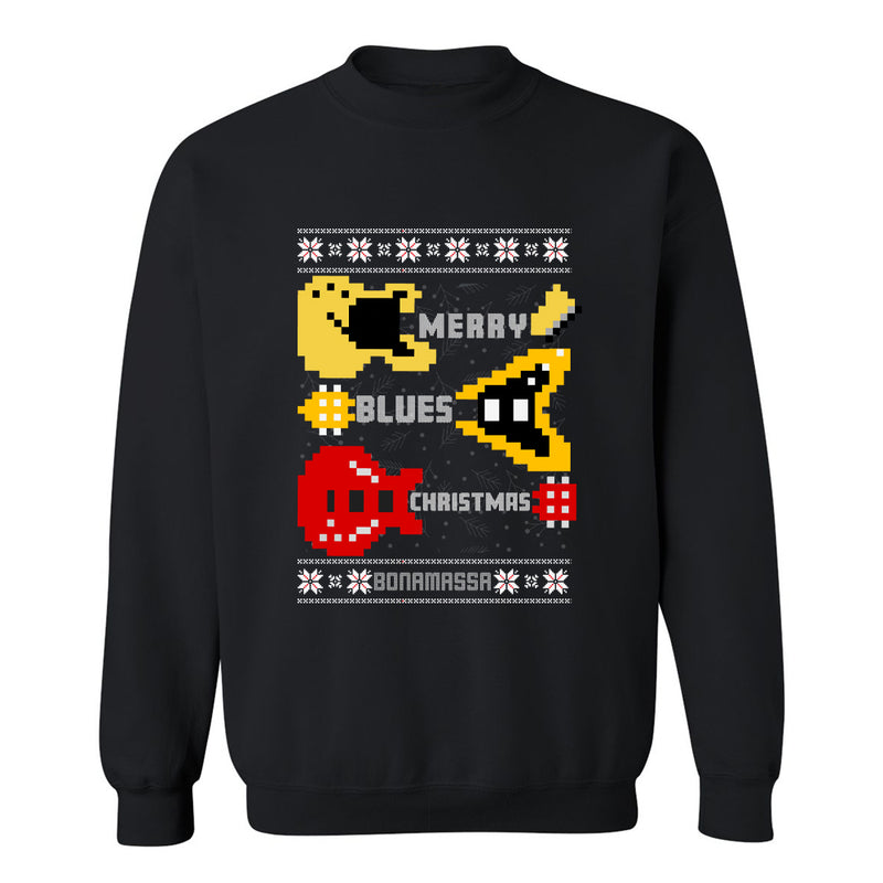 Merry Blues Christmas Crewneck Sweatshirt (Unisex)