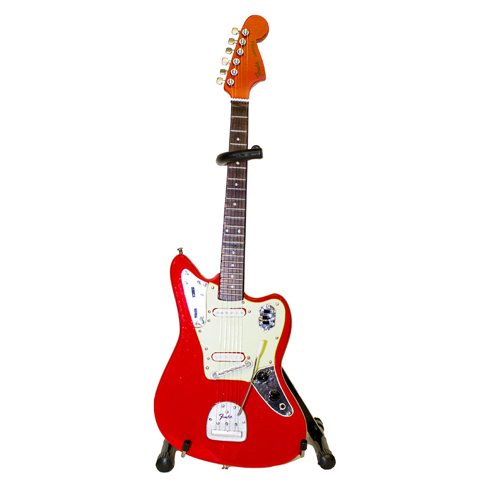 Joe Bonamassa 1962 Fender Jaguar in Fiesta Red Mini Guitar Replica  Collectible