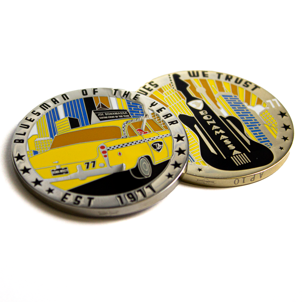 Jazzmaster City Challenge Coin - Silver