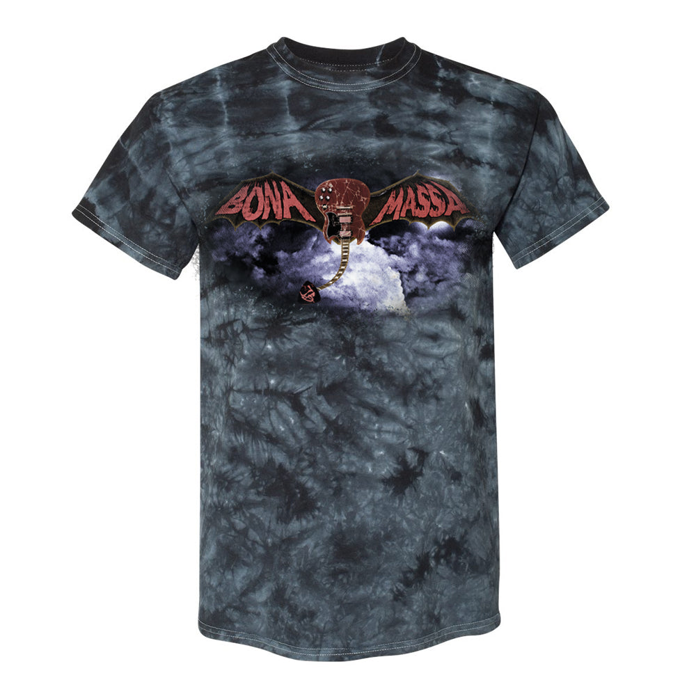Bona-Bat Crystal Tie Dye T-Shirt (Unisex) - Black Crystal