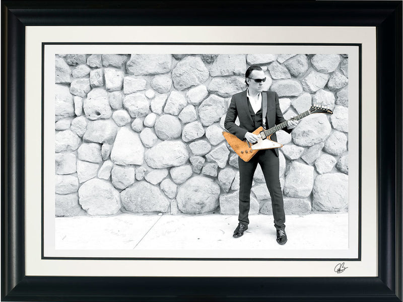 #24 "Blues on the Rocks" JOE BONAMASSA Collectible Litho (FRAMED - USA ONLY)