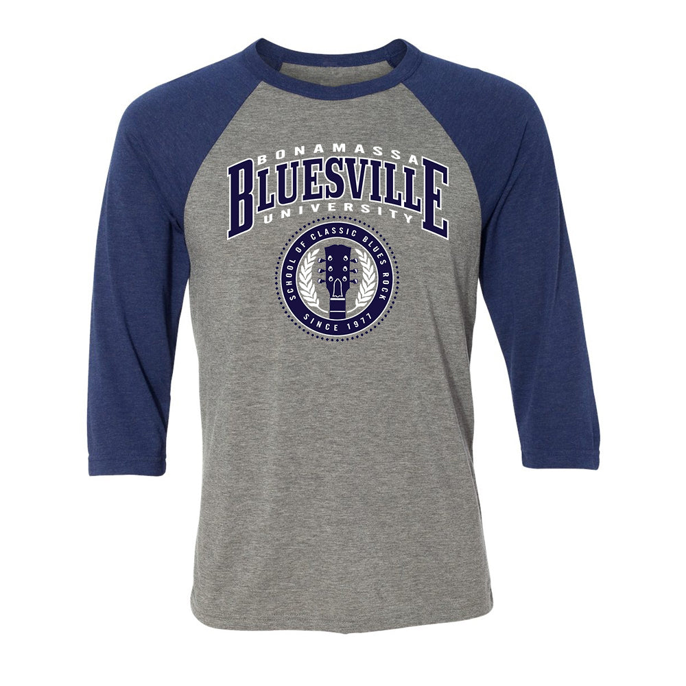 Bluesville School of Classic Blues Rock 3/4 Sleeve T-Shirt (Unisex)