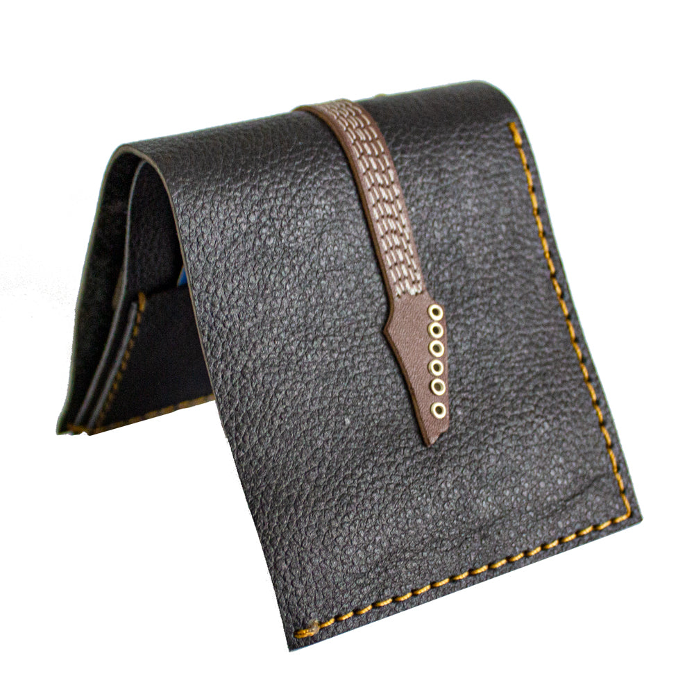 BONASTRE, Leather Wallet with Neck Strap, Men