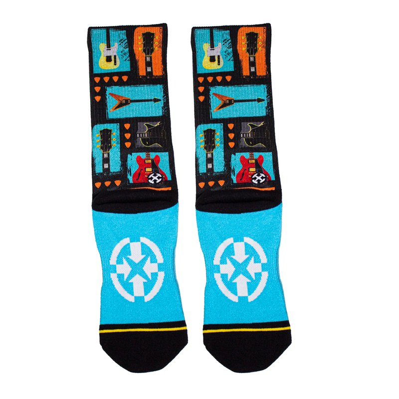 Guitar Bunch Socks by Merge4