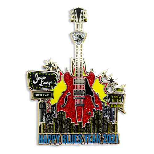 2021 "Happy Blues Year" Pin - Limited Edition (100 pieces)