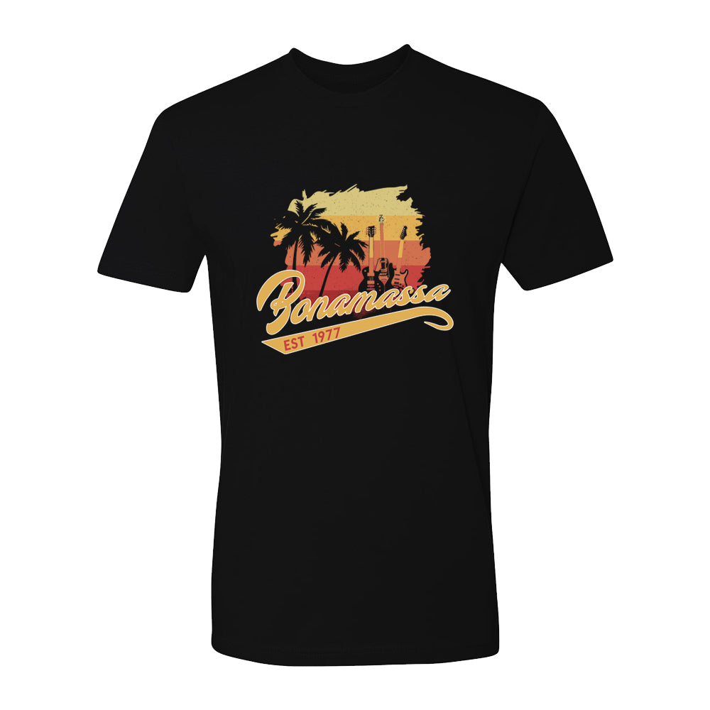 Sunset Tropical Blues T-Shirt (Unisex)