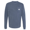 Blues Travels Comfort Colors Long Sleeve Pocket T-Shirt (Unisex)