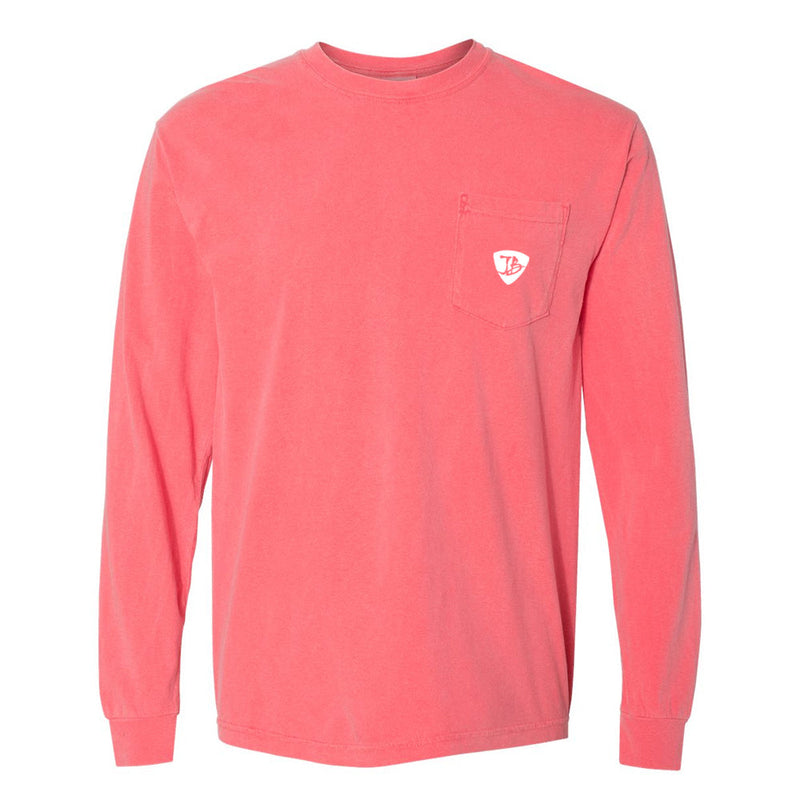 Bonamassa's Lounge Comfort Colors Long Sleeve Pocket T-Shirt (Unisex)