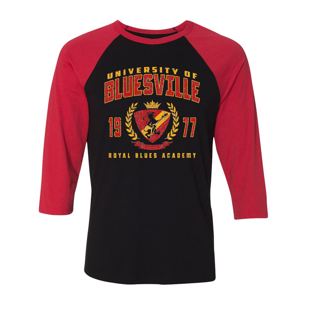 Bluesville Royal Blues Academy 3/4 Sleeve T-Shirt (Unisex)
