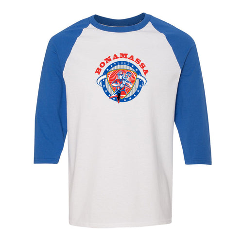Blues Supplier Raglan 3/4 Sleeve T-Shirt (Unisex)