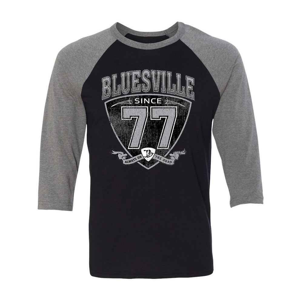 Bluesville "77" Shield 3/4 Sleeve T-Shirt (Unisex)