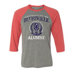 Bluesville University Alumni 3/4 Sleeve T-Shirt (Unisex)