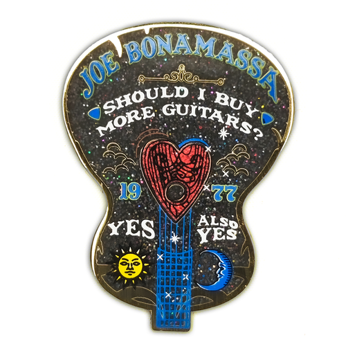Guitar Ouija Board Pin - Limited Edition (50 pieces)