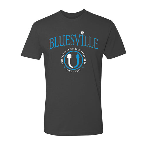 Bluesville "U" Headstock Logo T-Shirt (Unisex)