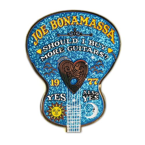 Guitar Ouija Board Pin - Limited Edition (100 pieces)