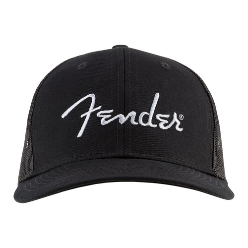 Fender® Silver Logo Snapback Trucker Hat
