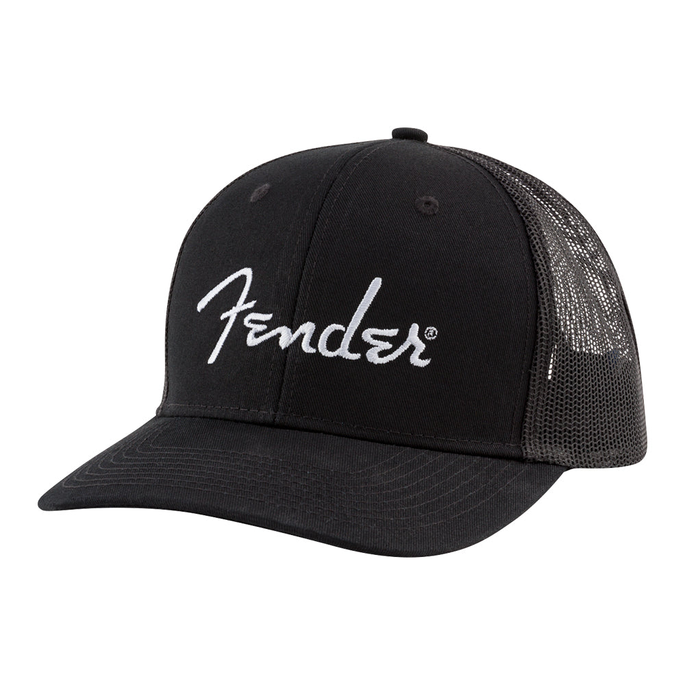 Fender® Silver Logo Snapback Trucker Hat