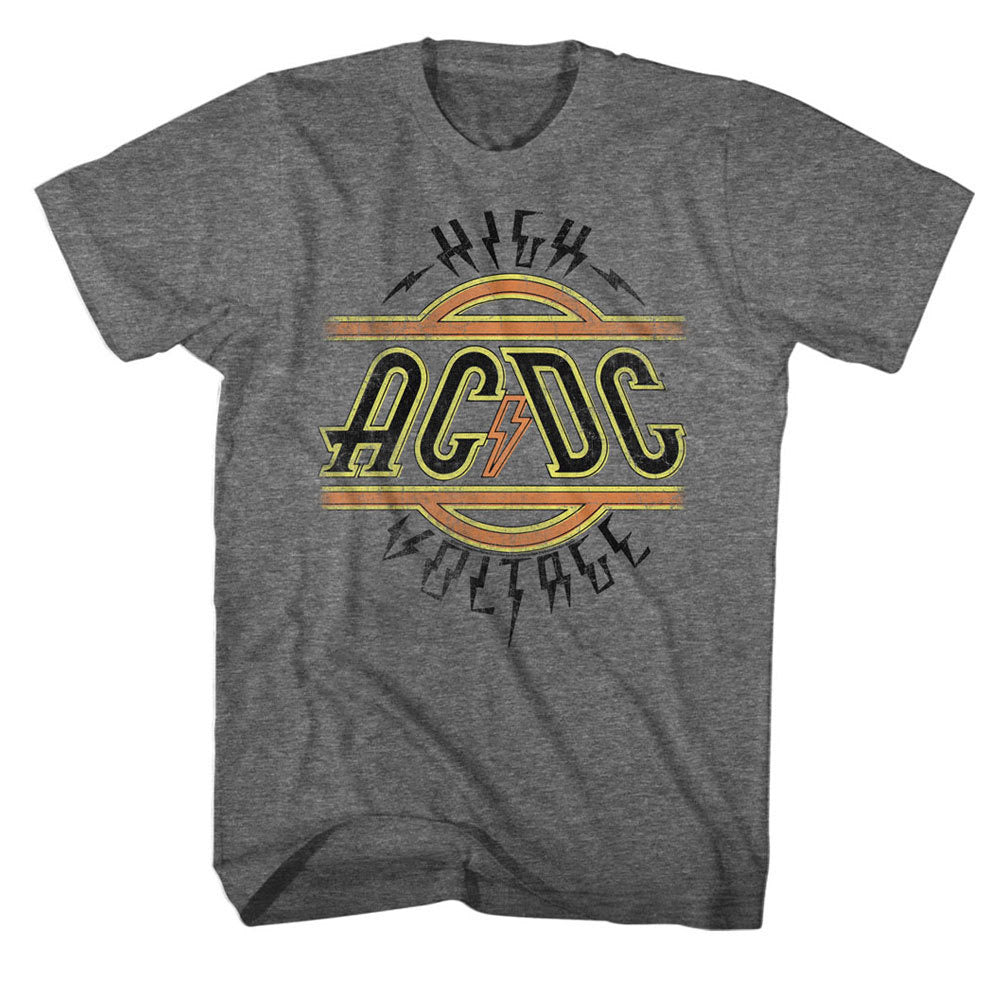 AC/DC - High Voltage T-Shirt (Men) - Heather Grey