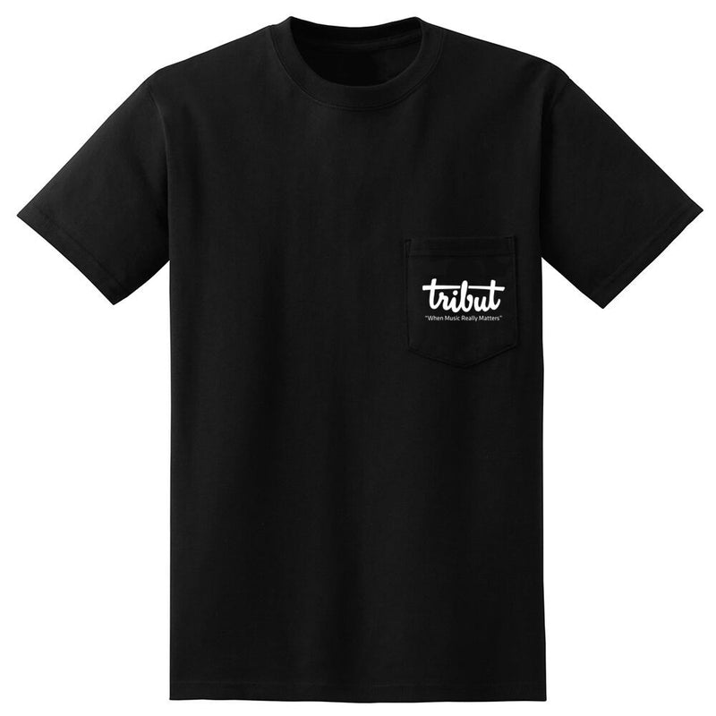 Tribut - Grey Acoustic Sunset Pocket T-Shirt (Unisex)