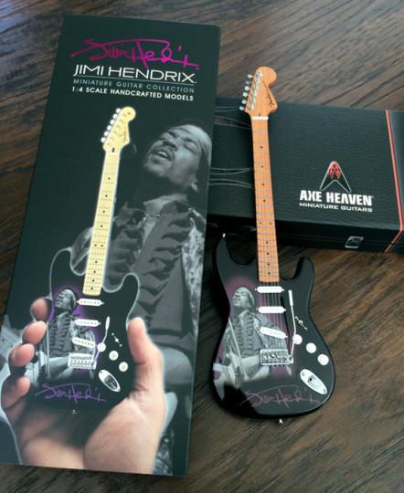 Axe Heaven Miniature Jimi Hendrix Fender™ Strat™ Tribute Guitar 