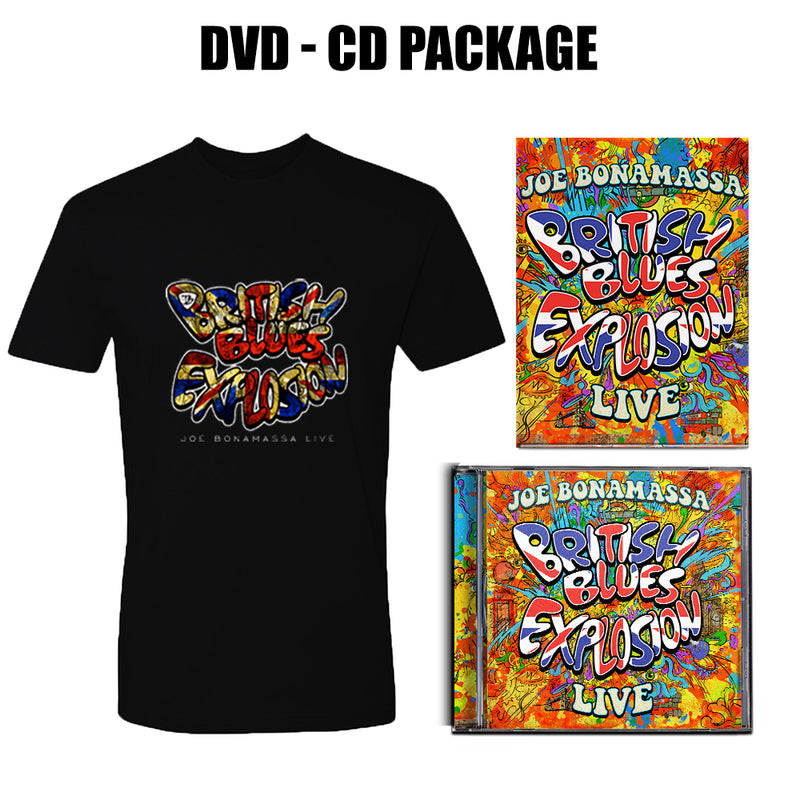 British Blues Explosion Live CD & DVD + T-Shirt Package
